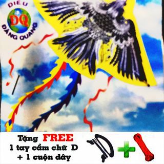 Diều phụng đen 4 đuôi + cuộn dây 30m