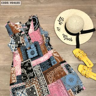 Đầm tole ở nhà vừa mát vừa thoải mái - vải tole mềm, mịn thấm hút mồ hôi siêu tốt, nhẹ nhàng,