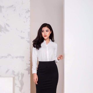 [hè 2020] sơ mi nữ công sở uni dài tay