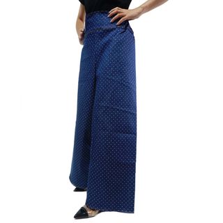 Váy Chống Nắng Dạng Quần Có Ống Jean Họa Tiết Nút Dán