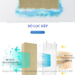 Quạt điều hòa CAMEL làm mát bằng hơi nước -công suất 65W-thể tích bình 3L-tiết kiệm điện-Bảo hành 01 năm