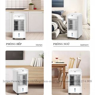 Quạt điều hòa CAMEL làm mát bằng hơi nước -công suất 65W-thể tích bình 3L-tiết kiệm điện-Bảo hành 01 năm