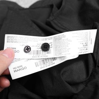 Sơ mi nam vân hạt gạo - chất vải cotton pha lụa mềm mịn,
