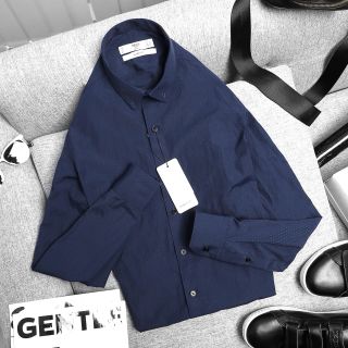 Sơ mi nam vân hạt gạo - chất vải cotton pha lụa mềm mịn,