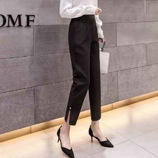 Quần loe sẻ gấu