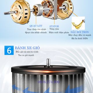 Quạt điều hòa hơi nước DUOMINI - -Bảo hành 01 năm