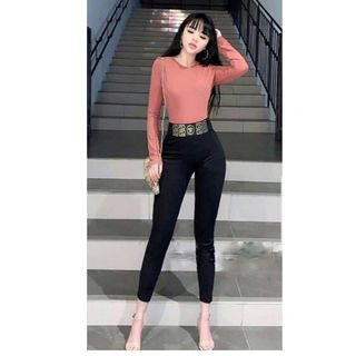 Quần legging versac (chất umi hàn- chất cotton)