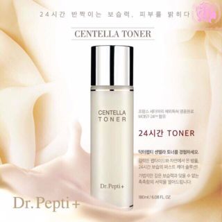 Nước hoa hồng Centella Toner Dr.Pepti+ 180ml