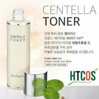 Nước hoa hồng Centella Toner Dr.Pepti+ 180ml