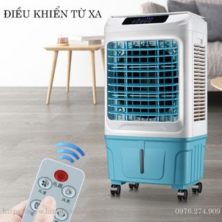 Quạt điều hòa AQUA làm mát bằng hơi nước công nghệ Nhật Bản-công suất 130W-lưu lượng gió 6000m3/h-thể tích bình 35L-tiết kiệm điện bằng 1/16 lần điều hòa-Bảo hành 01 năm giá sỉ