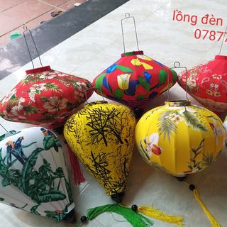 Đèn lồng Hội An hoa văn 45cm size to giá sỉ