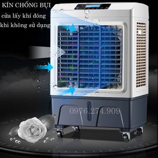 Quạt điều hòa YIXIN làm mát bằng hơi nước-công suất 150W-lưu lượng gió 5000m3/h-thể tích bình 35L-tiết kiệm điện bằng 1/16 lần điều hòa-Bảo hành 01 năm