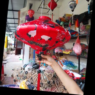 Đèn lồng Hội An hoa văn 45cm size to