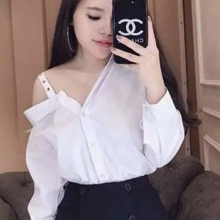 Sơ mi lệch vai