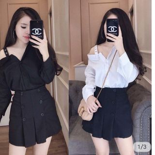 Sơ mi lệch vai