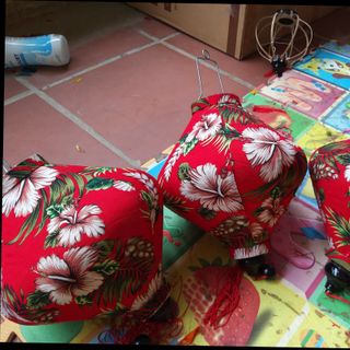 Đèn lồng Hội An hoa văn 45cm size to