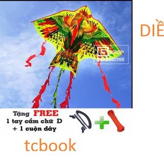 Diều phượng hoàng 5 đuôi + cuộn dây dài 30m