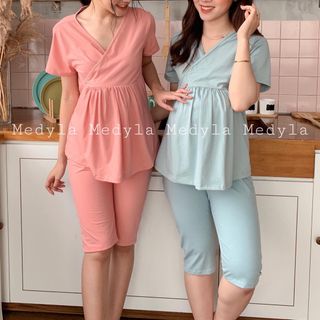 Bộ bầu vạt chéo cho bé bú (hàng đẹp bán )