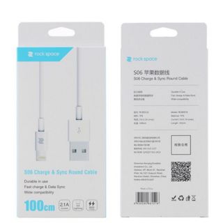 Cáp sạc lightning s06 Rock Space