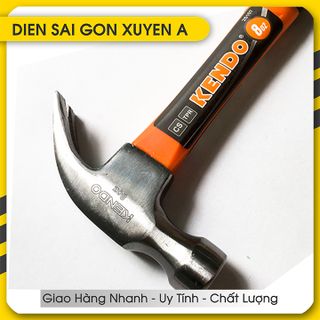 Búa đóng, nhổ đinh cán nhựa đúc cao cấp - 8OZ KENDO 25107 - Điện Sài Gòn Xuyên Á