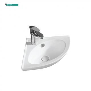 lavabo gốc, chậu rửa mặt treo gốc