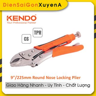 Kìm bấm khóa chết 225mm 9inch TPR KENDO 11603 - Điện Sài Gòn Xuyên Á