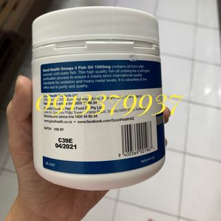 Omega 3 1000mg- Newzealand - Goodhealth