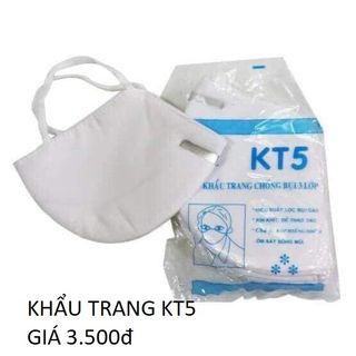 KHẨU TRANG KHÁNG KHUẨN KT5