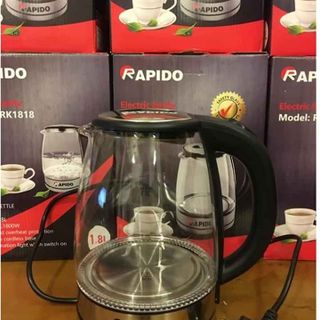 Ấm siêu tốc thuỷ tinh Rapido 1800ml RK1818