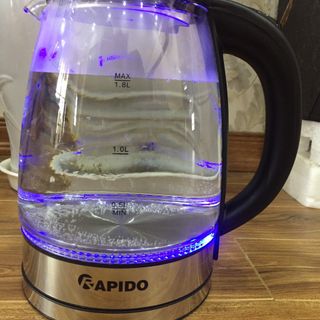 Ấm siêu tốc thuỷ tinh Rapido 1800ml RK1818