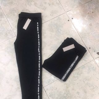 Quần cotton chạy viền