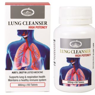 Viên uống hỗ trợ thải độc phổi Nature's Top Lung Cleanser( 180 viên)