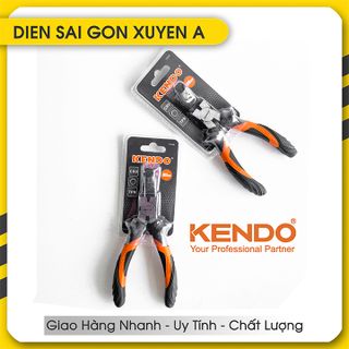 Kìm kềm mở phe mũi cong 7inch 180mm CRV - KENDO 11514 - Điện Sài Gòn Xuyên Á