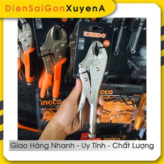 Kìm bấm khóa chết 225mm 9inch CRV KENDO 11606- Điện Sài Gòn Xuyên Á
