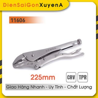 Kìm bấm khóa chết 225mm 9inch CRV KENDO 11606- Điện Sài Gòn Xuyên Á