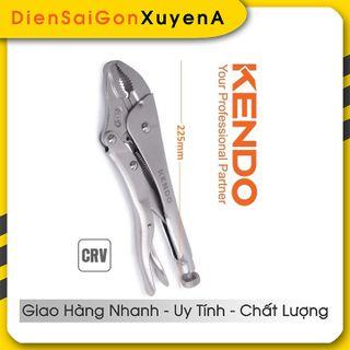 Kìm bấm khóa chết 225mm 9inch CRV KENDO 11606- Điện Sài Gòn Xuyên Á