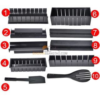 BỘ DỤNG CỤ LÀM SUSHI 10 MÓN