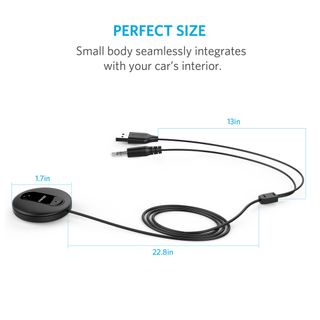 Bộ thu âm thanh Bluetooth trên xe hơi Anker SoundSync Drive - A3351