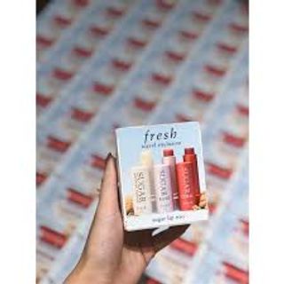 Set 3 son dưỡng Fresh Sugar Lip Trio 6,6g