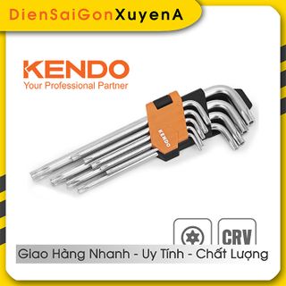 Bộ lục giác bông 9 cây T10-T50 CRV KENDO 20742 - Điện Sài Gòn Xuyên Á