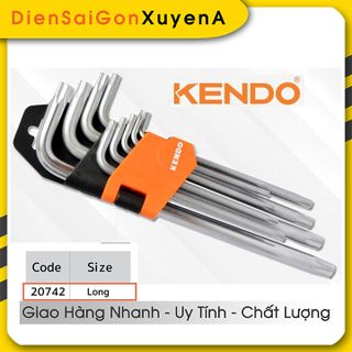 Bộ lục giác bông 9 cây T10-T50 CRV KENDO 20742 - Điện Sài Gòn Xuyên Á
