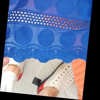 Vải cotton thêu