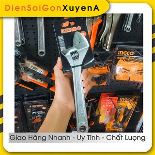 Mỏ lết 250mm 10inch độ mở rộng 35cm CS KENDO 15133 - Điện Sài Gòn Xuyên Á