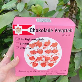 Kẹo Socola Giảm Cân Đan Mạch - Hộp Hồng Xuất Nhật