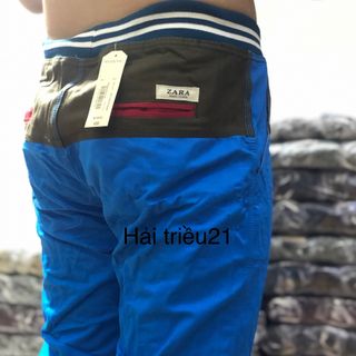 Quần shot kaki lưng thun phối cúp