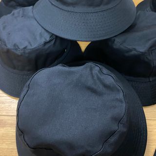 nón bucket đen trơn
