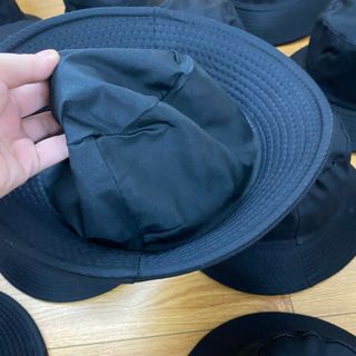 nón bucket đen trơn