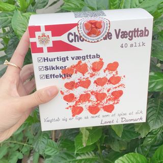 Kẹo Chocolate Giảm Cân Đan Mạch - Hộp Trắng