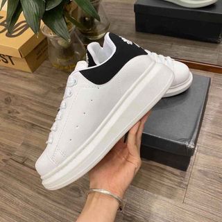 Giày MC Queen gót nỉ chữ nam nữ 36-43( kèm ảnh,video thật)