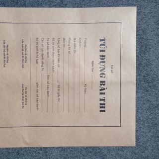 Bán túi đựng bài thi theo mẫu bộ GD&